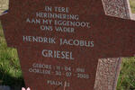 GRIESEL Hendrik Jacobus 1961-2005