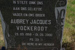 VOCKERODT Aubrey Jacques 1958-2000
