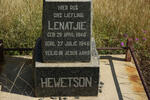 HEWETSON Lenatjie 1946-1946
