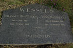 WESSELS Johannes Bernardus 1883-1955 & Anna Magdalena 1885-1955