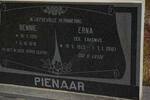 PIENAAR Bennie 1915-1978 & Erna ERASMUS 1923-2007