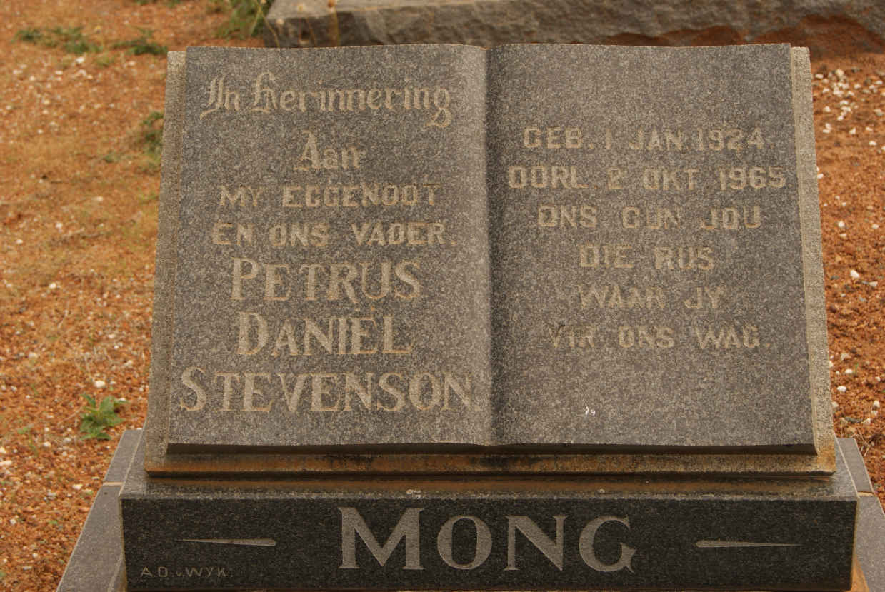 MONG Petrus Daniël Stevenson 1924-1965