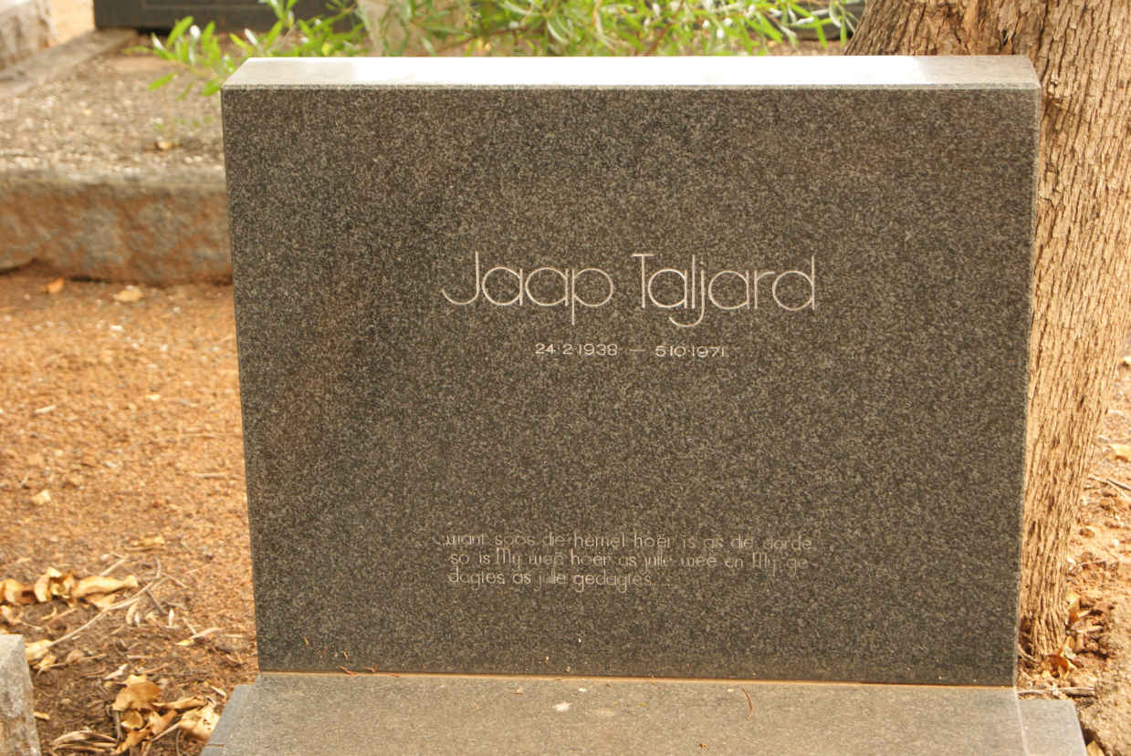 TALJARD Jaap 1938-1971