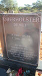 OBERHOLSTER De Wet 1966-2006