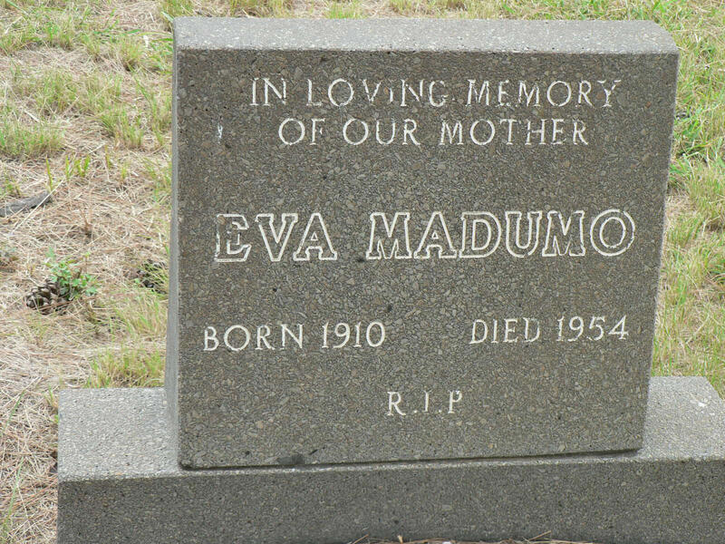 MADUMO Eva 1910-1954