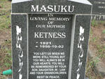 MASUKU Ketness 1921-1956