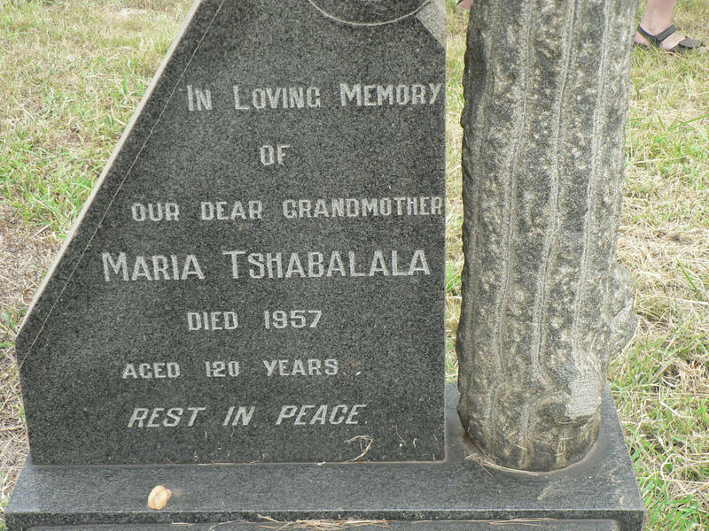 TSHABALALA Maria -1957