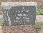 MABIZELA Sophie Ndomo -1954