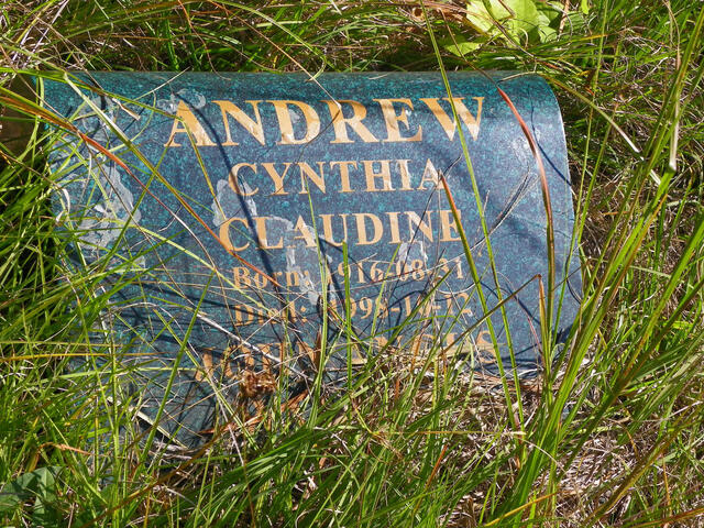 ANDREW Cynthia Claudine 1916-1998
