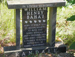 RANDALL William Henry Baha'i 1916-2009