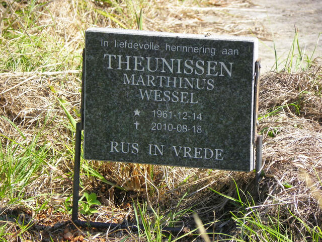 THEUNISSEN Marthinus Wessel 1961-2010