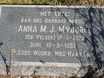 MYBURGH Anna M.J. nee PELSER 1872-1952