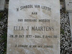 MAARTENS Ella J. 1877-1968