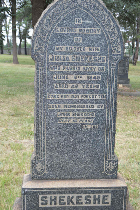 SHEKESHE Julia -1949