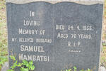 MAMBATSI Samuel -1955