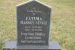 SINGH Fatima Hassen 1912-1984