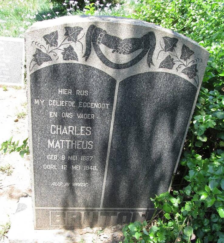 BRUTON Charles Mattheus 1887-1948
