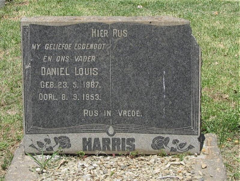 HARRIS Daniel Louis 1887-1953