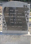 FOURIE Christoffel Hendrik 1876-1959