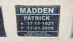 MADDEN Patrick 1921-2009