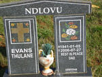 NDLOVU Evans Thulane 1941-2006