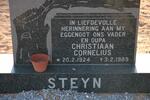 STEYN Christiaan Cornelius 1924-1989