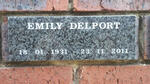 DELPORT Emily 1931-2011