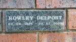 DELPORT Rowley 1928-2009