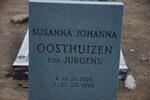 OOSTHUIZEN Susanna Johanna nee JURGENS 1928-1998