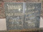 BARNARD Philip Rudolph 1925-1961
