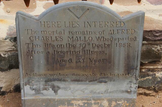 MALLO Alfred Charles -1868