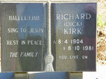 KIRK Richard 1904-1981