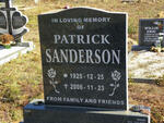 SANDERSON Patrick 1925-2006