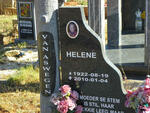 ASWEGEN Helené, van 1922-2010