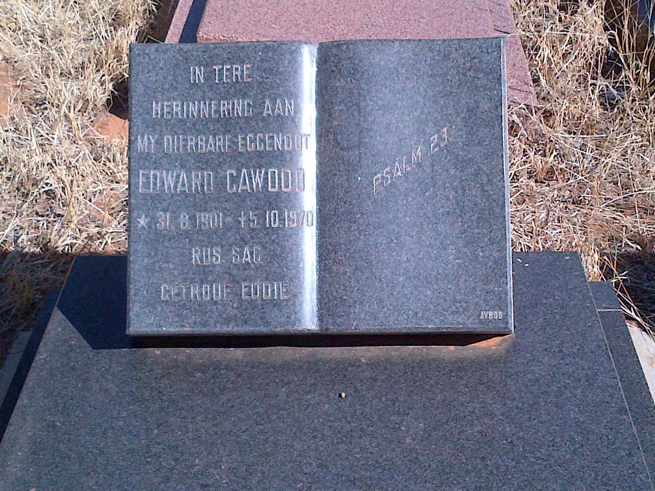 CAWOOD Edward 1901-1970