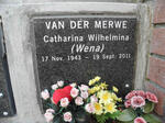 MERWE Catharina Wilhelmina, van der 1943-2011