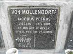 MOLLENDORFF Jacobus Petrus, von 1926-2005 :: VON MOLLENDORFF Jacobus Petrus 1955-2012