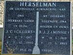 HERSELMAN J.C. 1917-1985 & B.J.J. 1919-1985