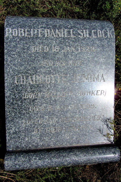 SILCOCK Robert Daniel -1928 and Charlotte Jemima HALLIER, BOWKER -1928