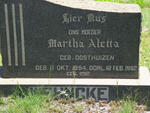 WEHNCKE Abraham Hermanus 1888-1959 & Martha Aletta OOSTHUIZEN 1894-1982