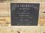 VILLIERS Jacobus, de 1893-1945 & Maria 1897-1971