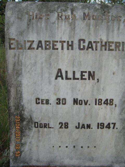ALLEN Elizabeth Catherine 1848-1947
