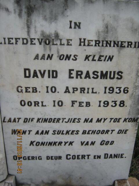 ERASMUS David 1936-1938