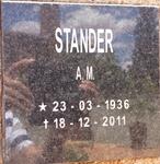 STANDER A.M. 1936-2011