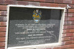 8. Memorial plaque