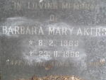 AKERS Barbara Mary 1963-1966