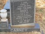 CARNEY Enid Talana Rhodes 1899-1987