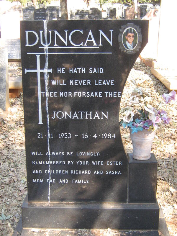 DUNCAN Jonathan 1953-1984