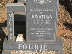 FOURIE Jonathan Maclean 1984-1985