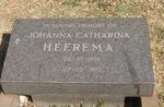 HEEREMA Johanna Catharina 1898-1992